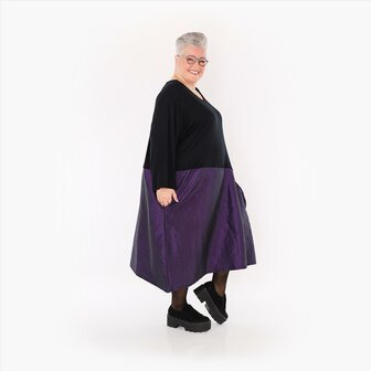 Jurk TwilightGrace, effen paars