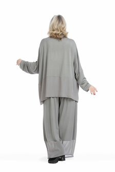 Juliette-broek,-met Chiffon inzet grijs