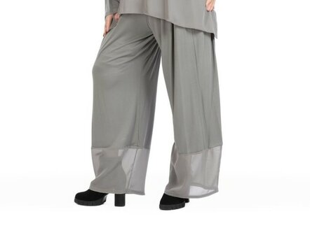 Juliette-broek,-met Chiffon inzet grijs