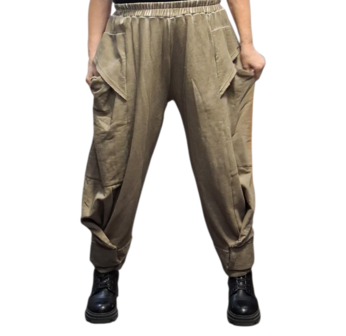 Broek Luuka beige stonewashed