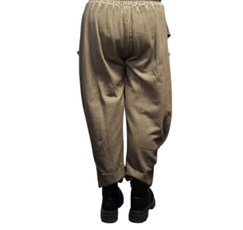 Broek Luuka beige stonewashed