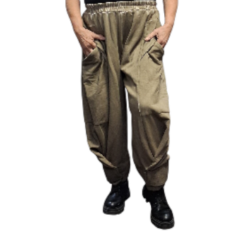 Broek Luuka beige stonewashed