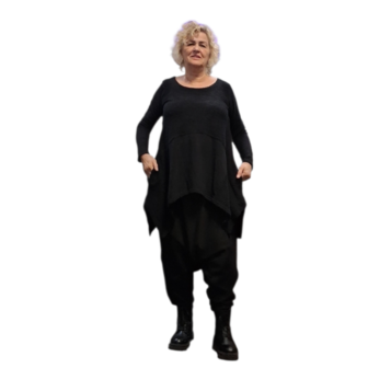 Luuka ballontuniek zwart div stofjes