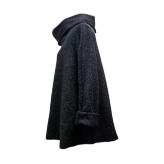 Warme Luuka trui met grote col  A-lijn 