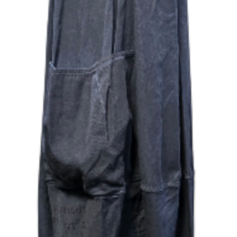 Rok navy met grote zakken