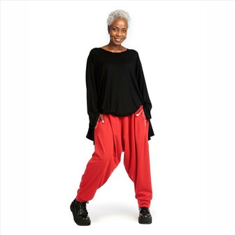 Milano broek, effen rood