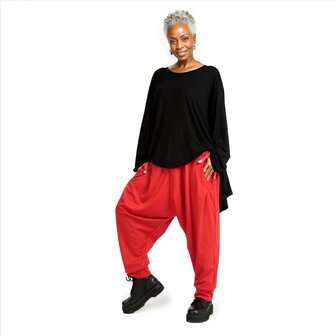 Milano broek, effen rood