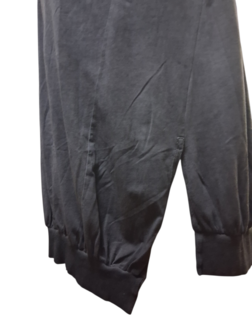 Ballonrok grijs met asymmetrische zoom