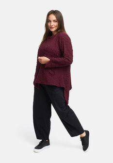  Jas asymmetrisch met rits 'Flor&eacute;a' rood