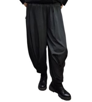 Broek Luuka antraciet met print