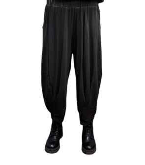 Broek Luuka antraciet met print