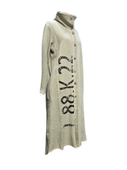 Jas Luuka grijs met print