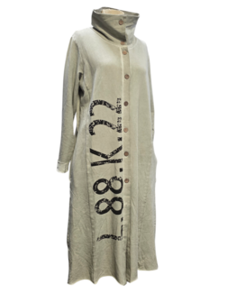 Jas Luuka grijs met print