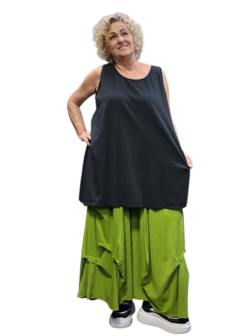  Topje mouwloos  zwart