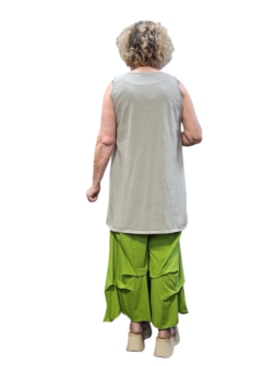  Topje mouwloos  taupe