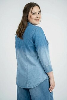 'Sky' Blouse/jasje &ndash; Premium-Denim, Patch &amp; Rek