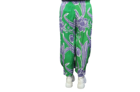 Broek Mahio Floral groen