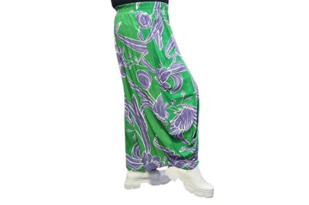 Broek Mahio Floral groen