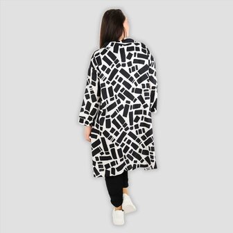 Blouse Blicks zwart/wit