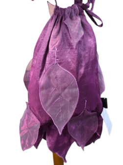Myrjo handgemaakte buideltasje paars met sjaal