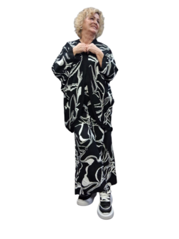 Vest openvallend zwart wit