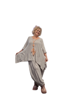 Shirt grijs 100% katoen