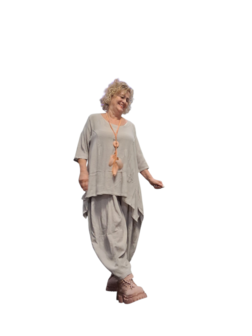 Shirt grijs 100% katoen