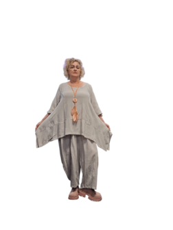 Shirt grijs 100% katoen