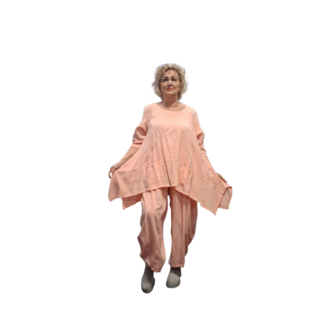 Shirt abrikoos 100% katoen