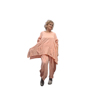 Shirt abrikoos 100% katoen