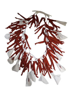 Fantasie ketting in de vorm van kelkjes -brique