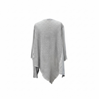 Grijze tuniek asymmetrisch-100%-cotton