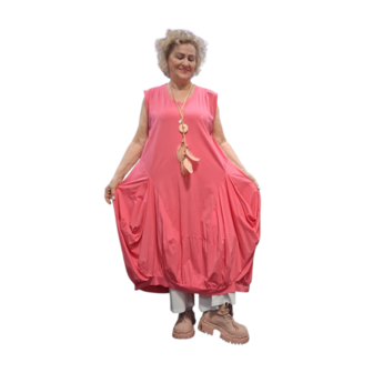 Ballonjurk tricot roze