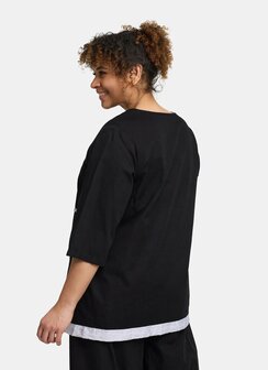 Kekoo tuniek zwart met witte details