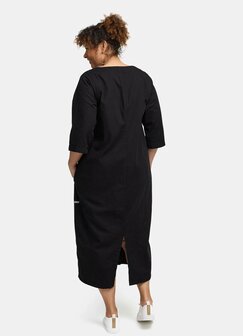  Kekoo jurk zwart met witte details