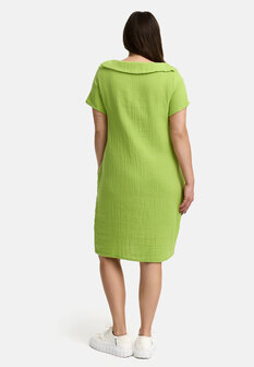 Kekoo exclusief- jurk 'Muslin' groen