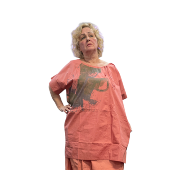 Tuniek terra met print