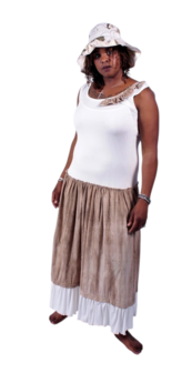 Myrjo jurk Eluna offwhite/zand