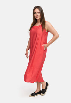 Kekoo mouwloze jurk Ibiza rood