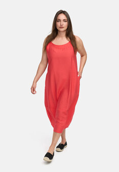 Kekoo mouwloze jurk Ibiza rood
