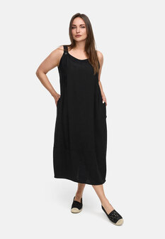 Kekoo mouwloze jurk Ibiza zwart