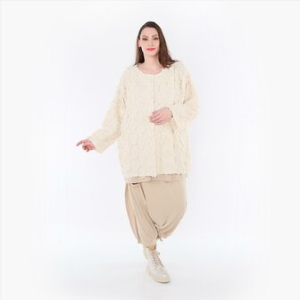 Jas -vest DuneDenim Diamond offwhite