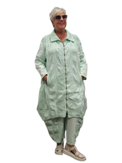 Zomerjas mintgroen 100% cotton