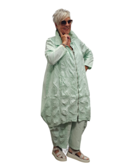 Zomerjas mintgroen 100% cotton