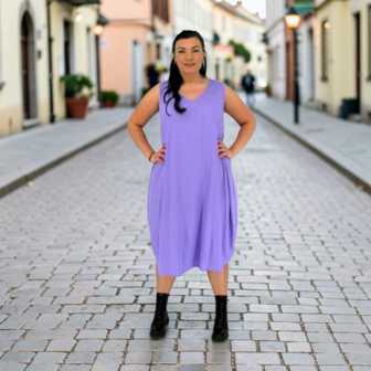 Dress kate plain 06 lila