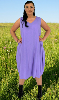 Dress kate plain 06 lila