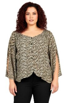 blouse amy 50 sand/beige stip