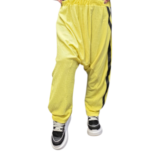 Zomerse harembroek sportyspice geel