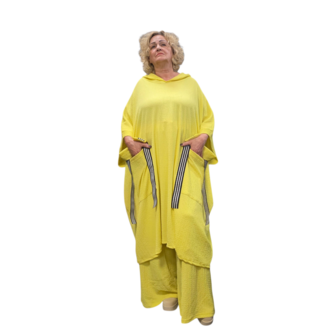 Jurk sportyspice geel