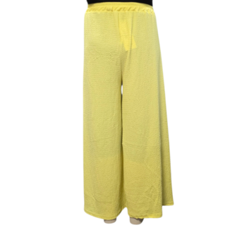 Broek sportyspice geel ruimvallend